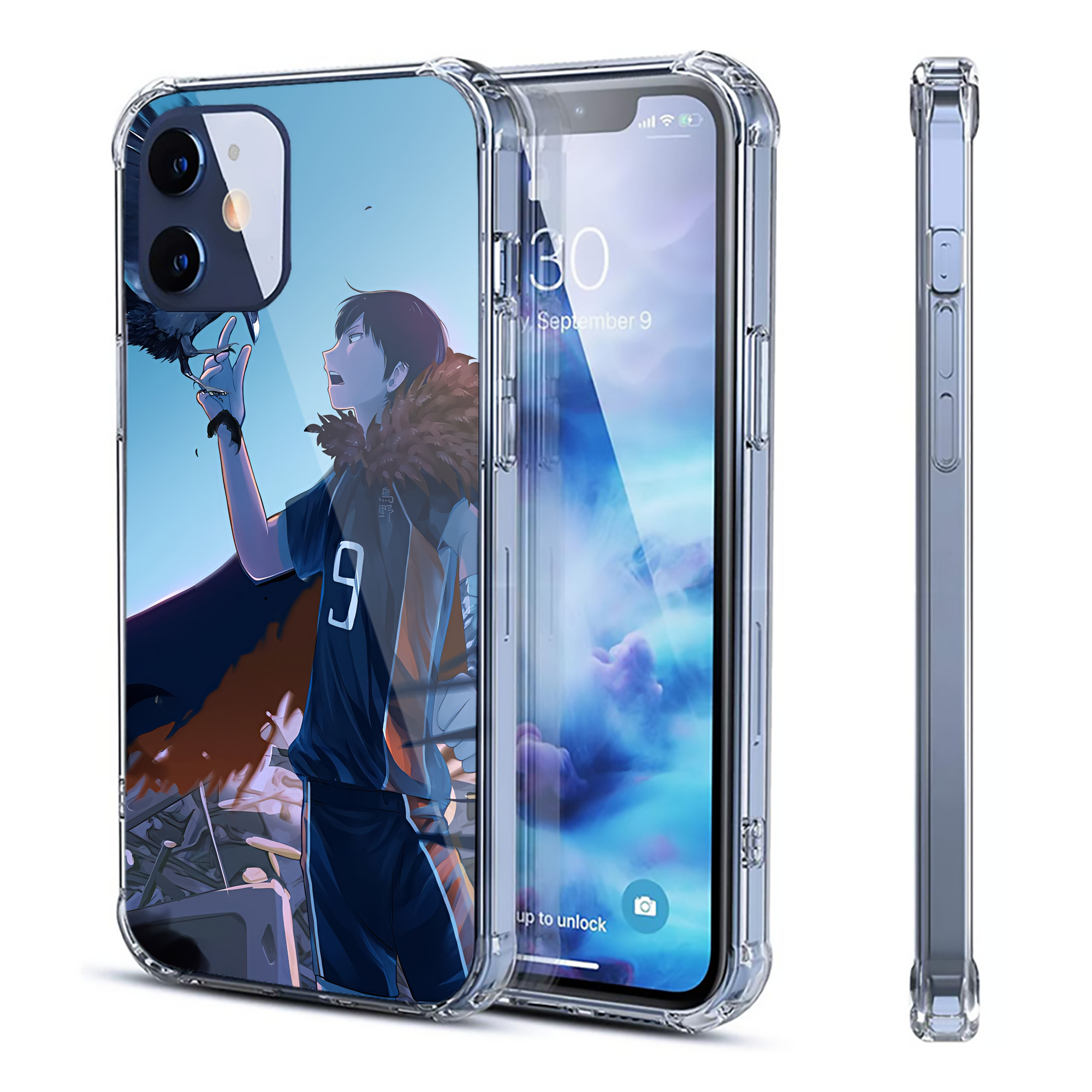 （画像用） ハイキュー!! Haikyu!! 【iPhone 12シリーズ対応】透明スマホケース（クリアソフトケース）